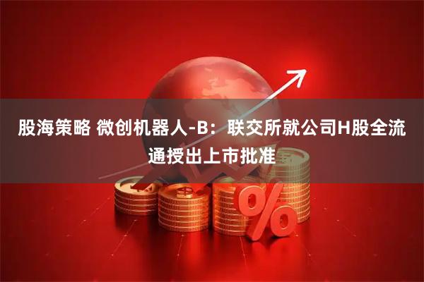 股海策略 微创机器人-B：联交所就公司H股全流通授出上市批准