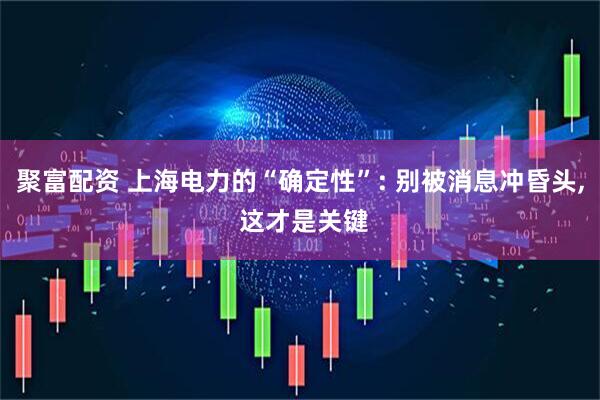 聚富配资 上海电力的“确定性”: 别被消息冲昏头, 这才是关键